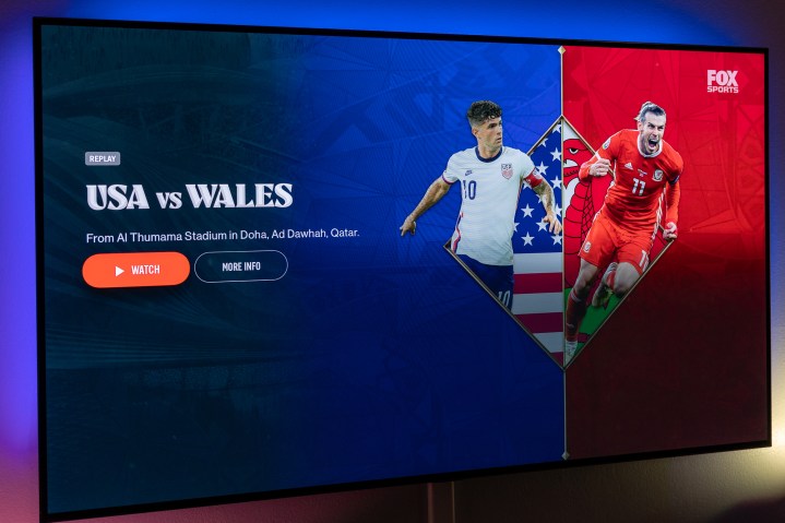 Estados Unidos vs Gales en el Mundial 2022.
