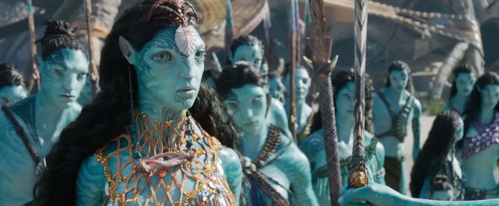 Ronal y la Metkayina en "Avatar: The Way of Water".