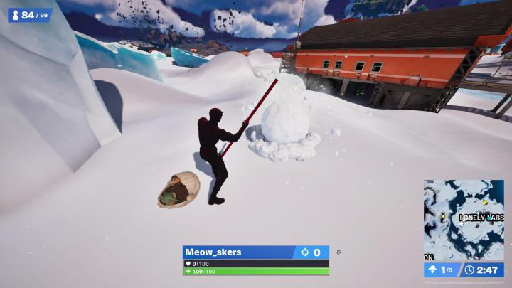 Guía de bola de nieve gigante de Fortnite: cómo esconderse dentro de una bola de nieve gigante para el Winterfest