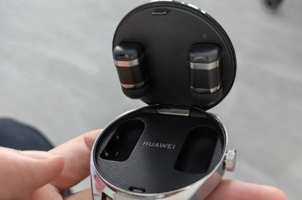 This ridiculous smartwatch has a hidden pair of earbuds inside