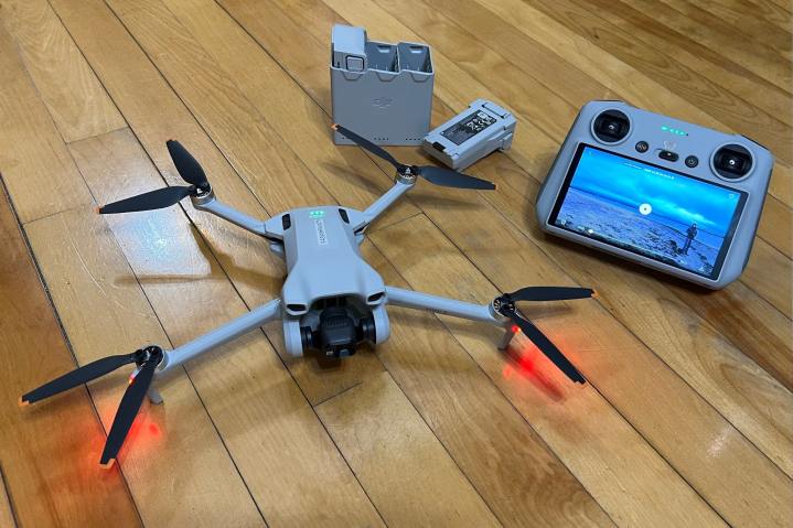 Here's what's included in the Mini 3 Fly More Kit with DJI RC.
