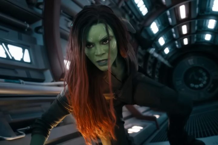 Gamora en Guardianes de la Galaxia Vol. 3..