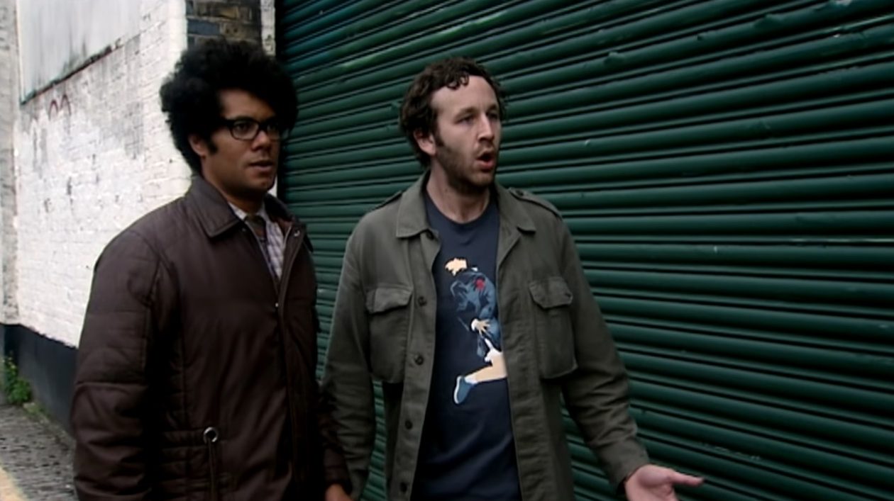 Roy and Moss in "The IT Crowd."