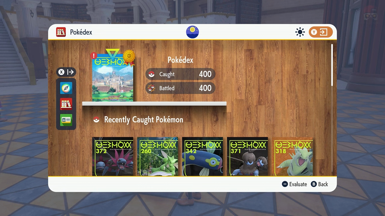 Pokédex completo.