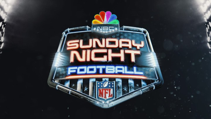 Logotipo para Sunday Night Football de NBC.