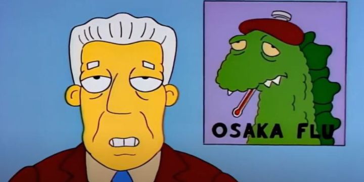 El episodio de gripe de Osaka de Los Simpson predijo la pandemia de COVID