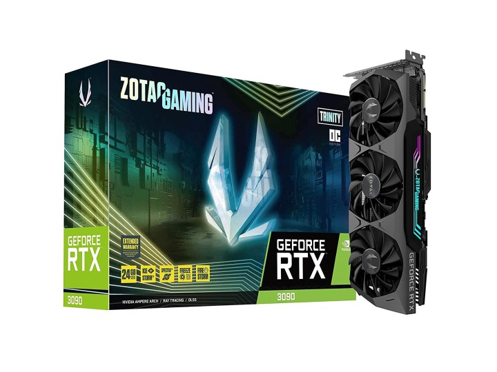 Zotac GeForce RTX 3090 Trinity OC 24GB graphics card.