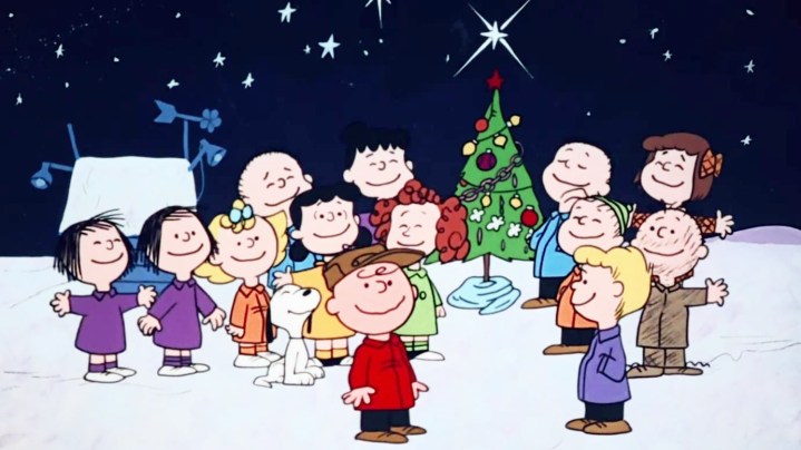 El elenco de "A Charlie Brown Christmas".