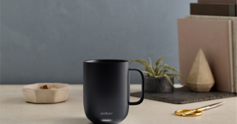 This temperature-controlled coffee mug is the perfect
Valentine’s Day gift