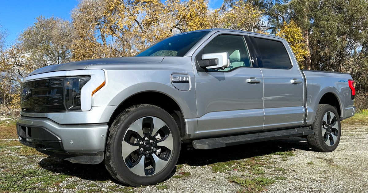 The F-150 Lightning is a great truck, but don’t tow it with it