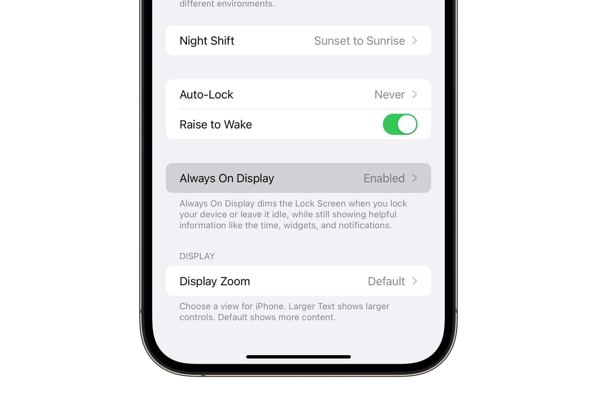 iPhone 14 Pro: how to make your always-on screen black