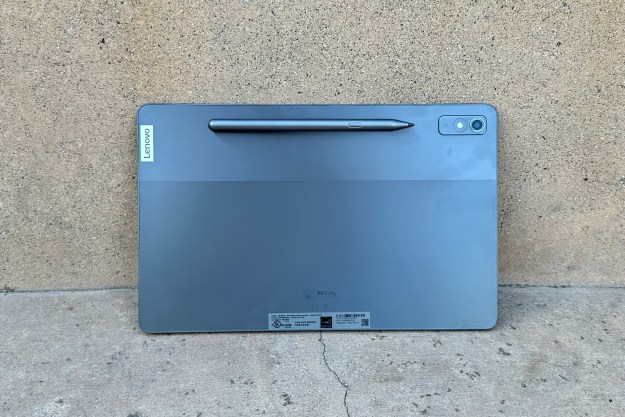 Lenovo Tab P11 Pro Gen 2 on pavement