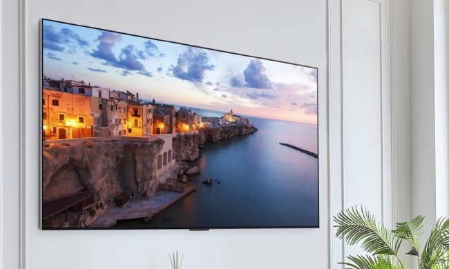 LG G3 OLED evo 4K TV seen wall-mounted.
