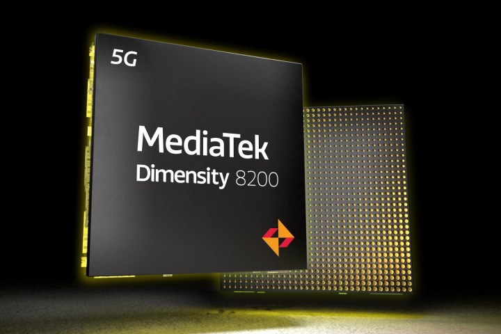 MediaTek 8200 mobile processor render.