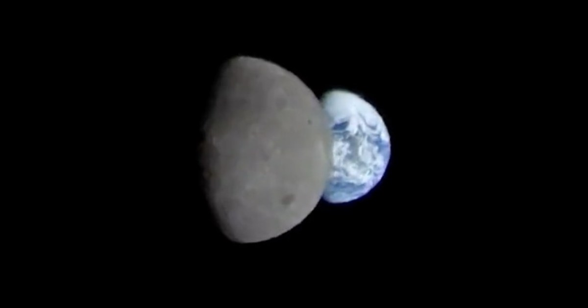 НАСА опубликовало красивое видео высоты Земли, снятое Орионом