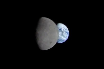 NASA shares Orion moon video on anniversary of iconic Earthrise image