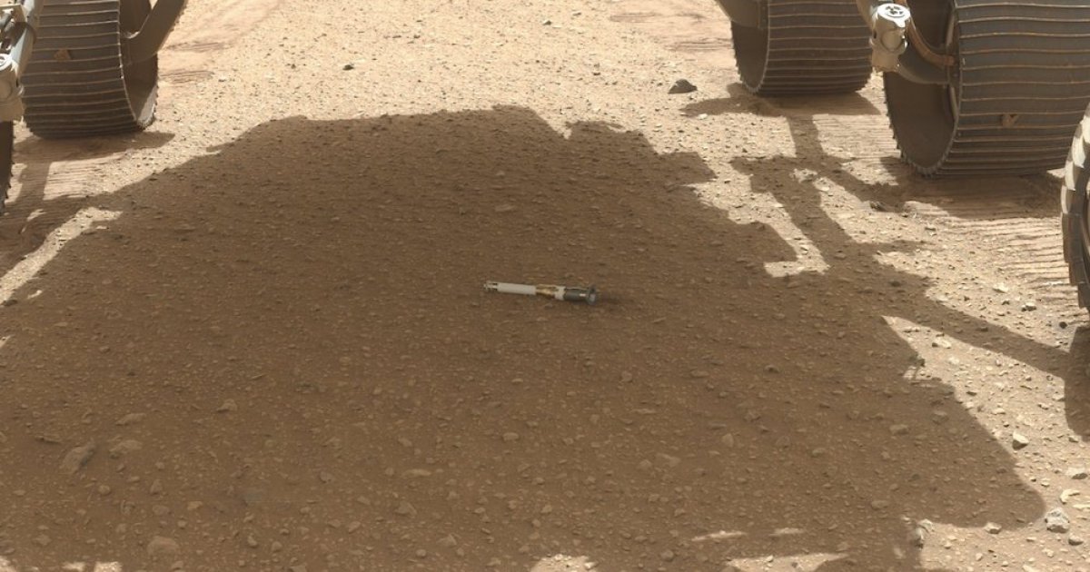 NASA's Perseverance rover deposits first Mars sample