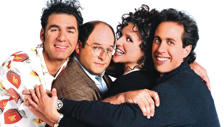A cast photo of Seinfeld.