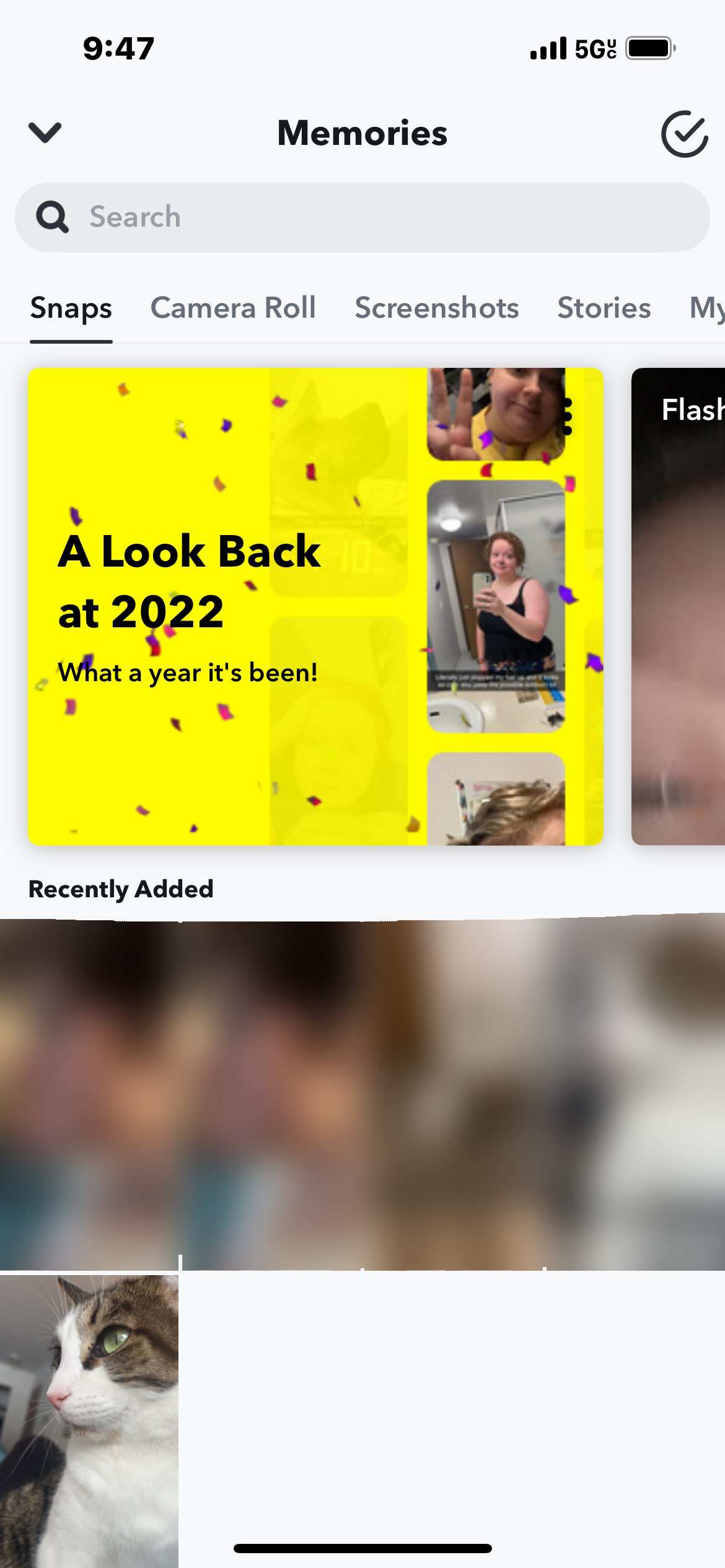 Resumo do final do ano do Snapchat 2022.