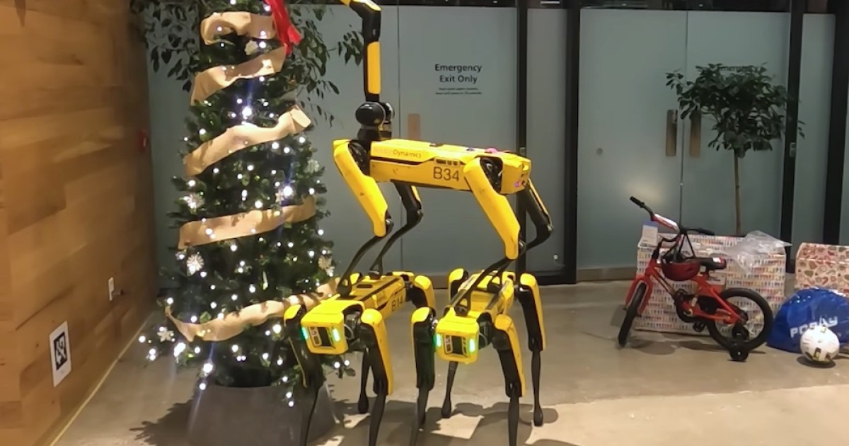 Boston Dynamics’ festive robot video has a surprise ending