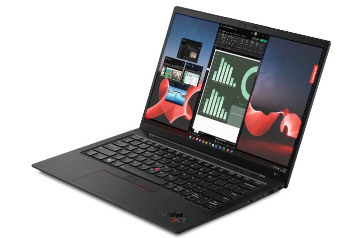 A press photo of the ThinkPad X1 Carbon Gen 11.