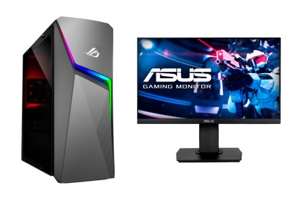 This starter Asus gaming PC and 24-inch monitor bundle is a steal