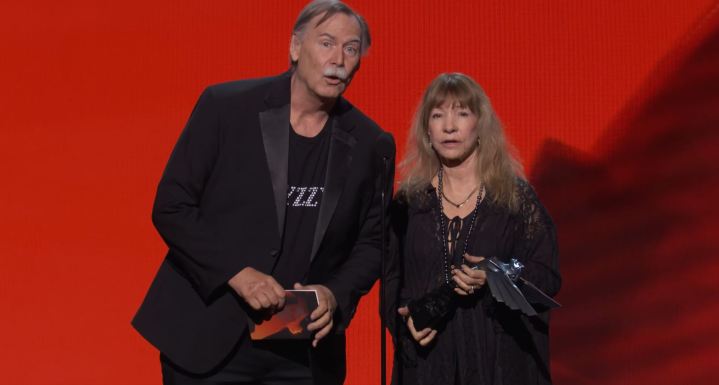 Ken and Roberta Williams present and award at The Game Awards.