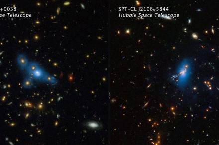 Hubble sees the ghostly light of lost, wandering stars