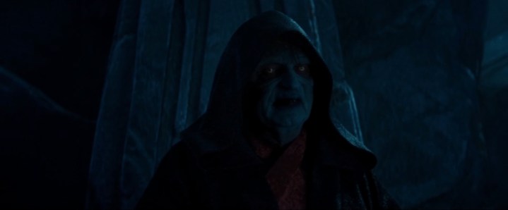 Emperor Palpatine in "Star Wars: The Rise of Skywalker."