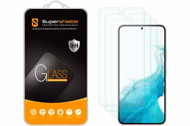 Supershieldz Tempered Glass Screen Protector for Galaxy S23.