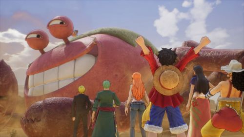 one piece odyssey review the straw hats meeting a crab mover in
