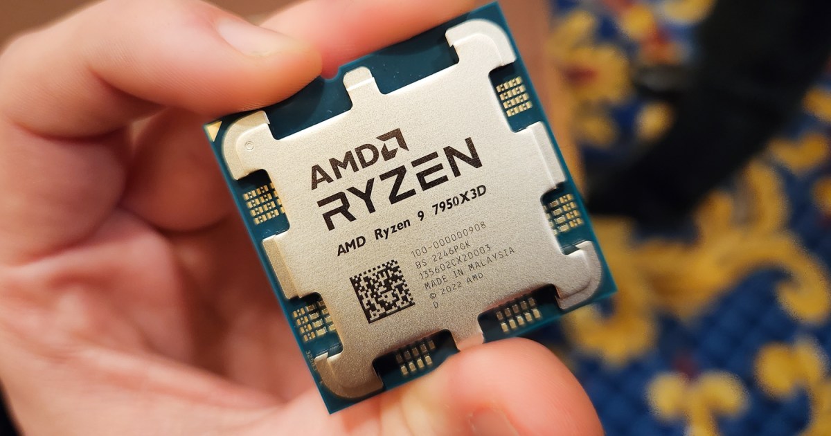 Le Ryzen 9 7950X3D d’AMD maintient la pression sur Intel