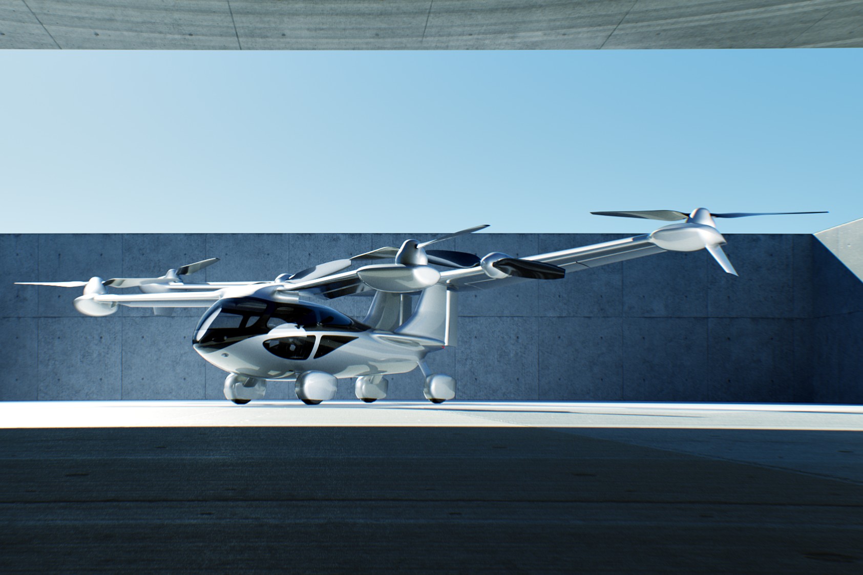 El Aska A5 es un vehículo eléctrico de despegue y aterrizaje vertical (eVTOL).