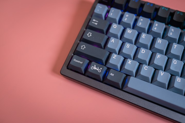 Space keycaps on the Asus ROG Azoth keyboard.