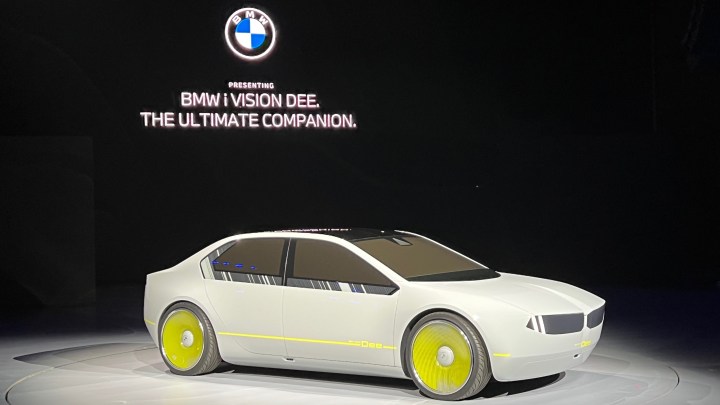 A concept car at the BMW CES 2023 Keynote.