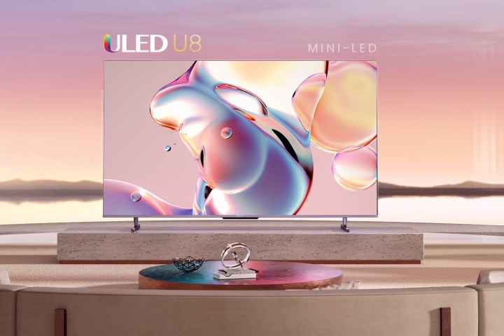 Hisense U8K mini-LED TV.