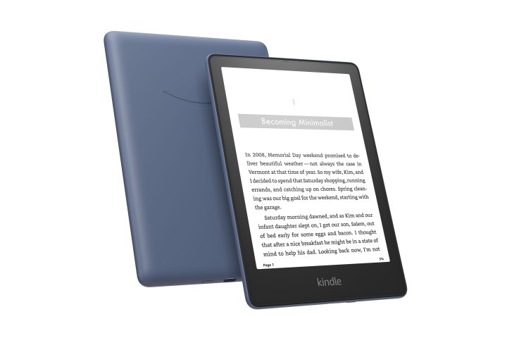 Kindle Paperwhite na cor Denim.