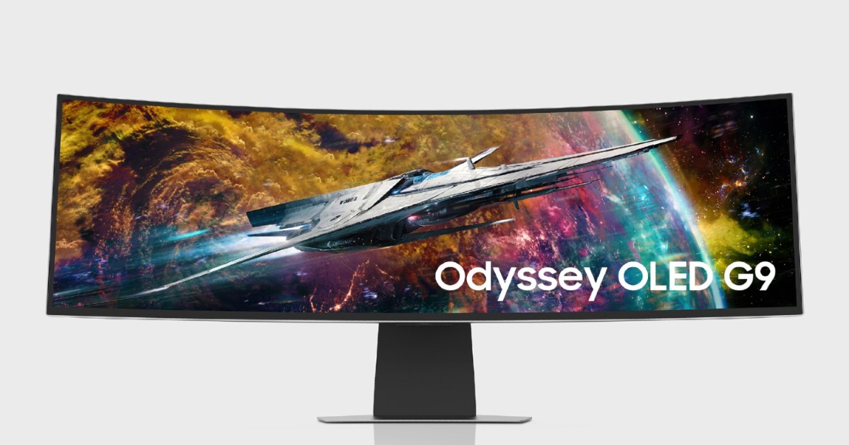 The Samsung ultrawide OLED gaming monitor is $350 off