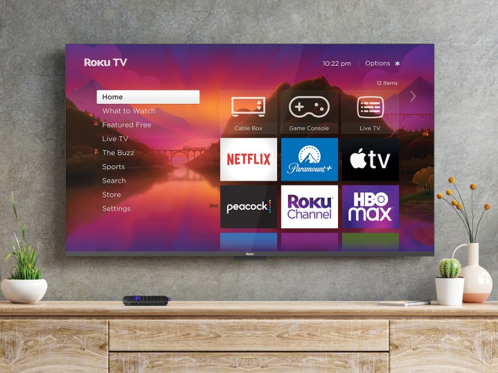 A Roku-branded smart TV.