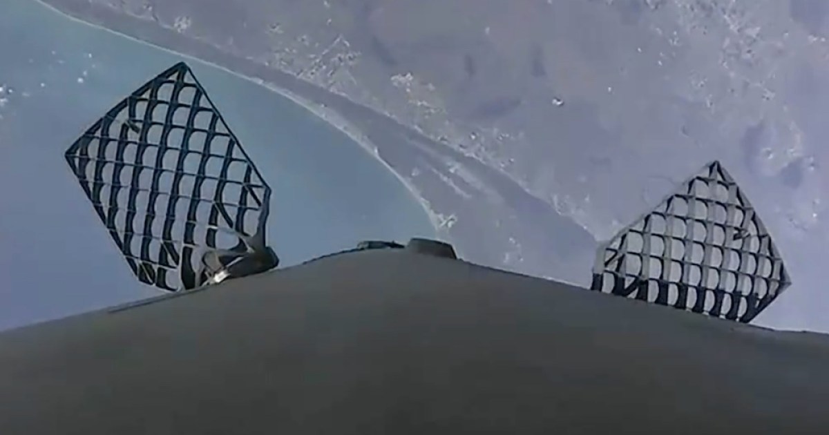 Watch a SpaceX rocket hurtle to orbit and back in 90 seconds