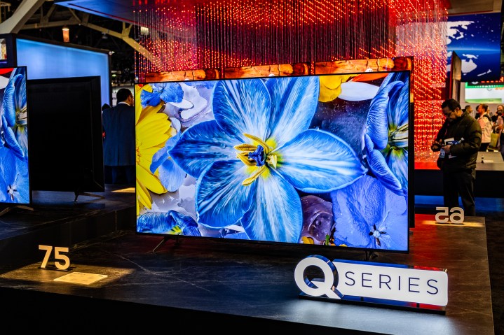 The TCL Q Series at CES 2023.