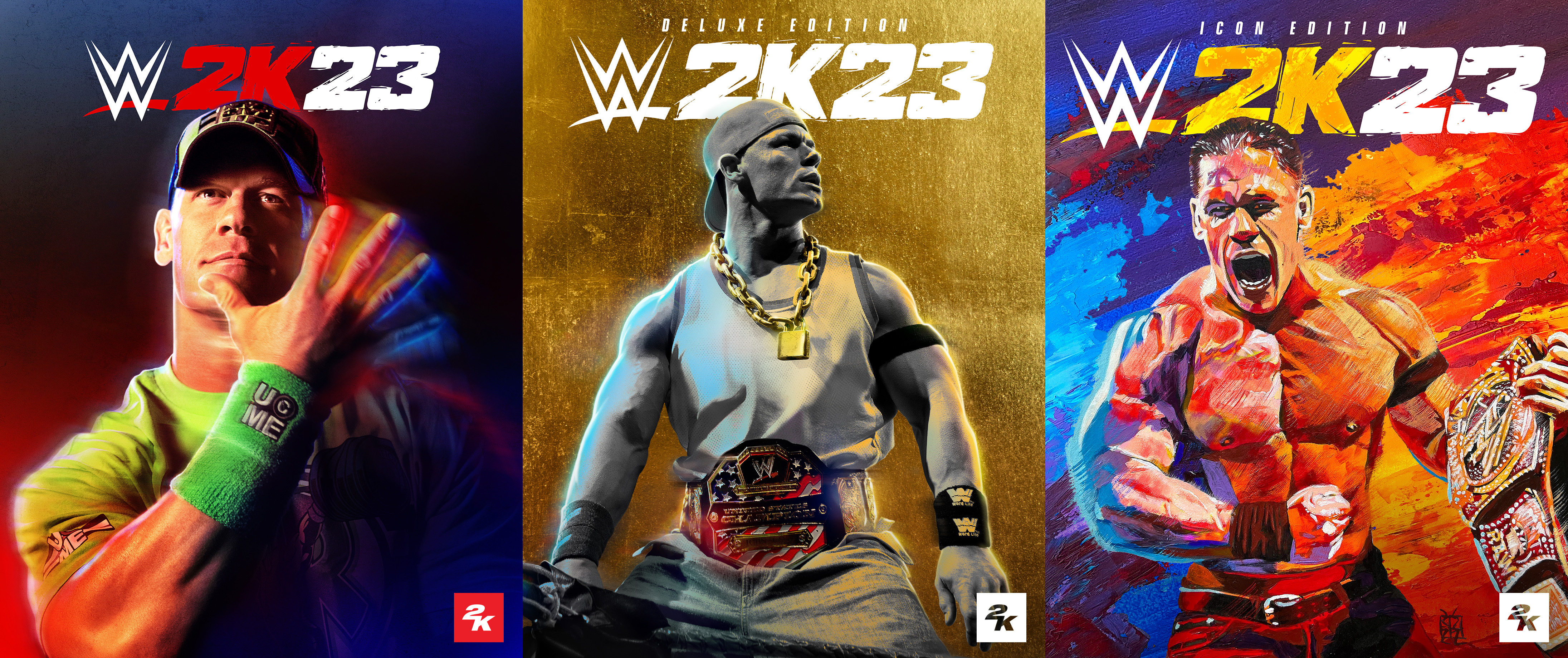 John Cena appears on the cover of WWE 2K23.