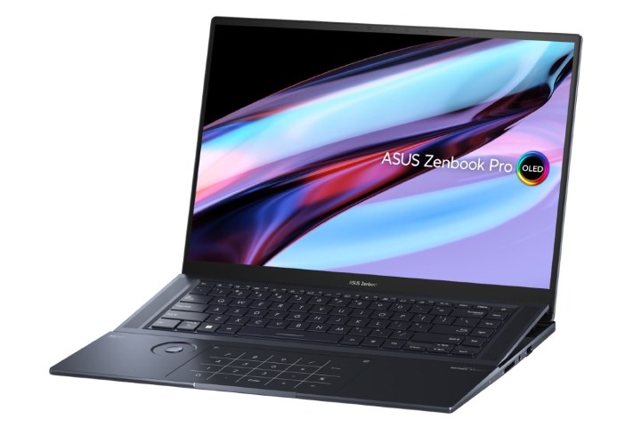 A press photo of the Zenbook Pro 16X OLED.