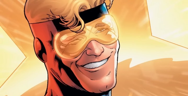Booster Gold from DC Comics.