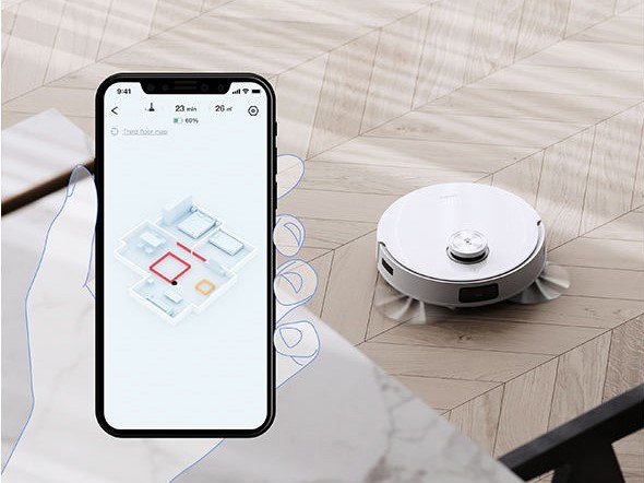 ECOVACS DEEBOT T10 OMNI with mobile app controls