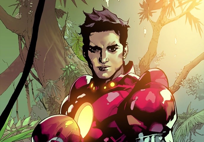 Nathaniel Richards as Iron Lad in "Avengers Vol. 5 #34."