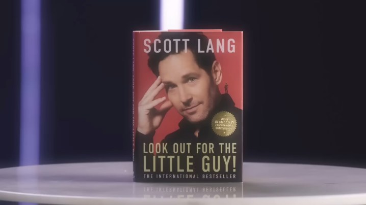 Il libro di memorie di Scott Lang in un promo di "Ant-Man and the Wasp: Quantumania".