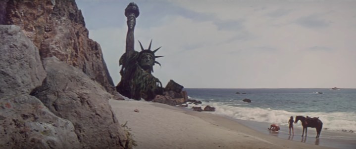 The Statue of Liberty in "Planet of the Apes" (1968).