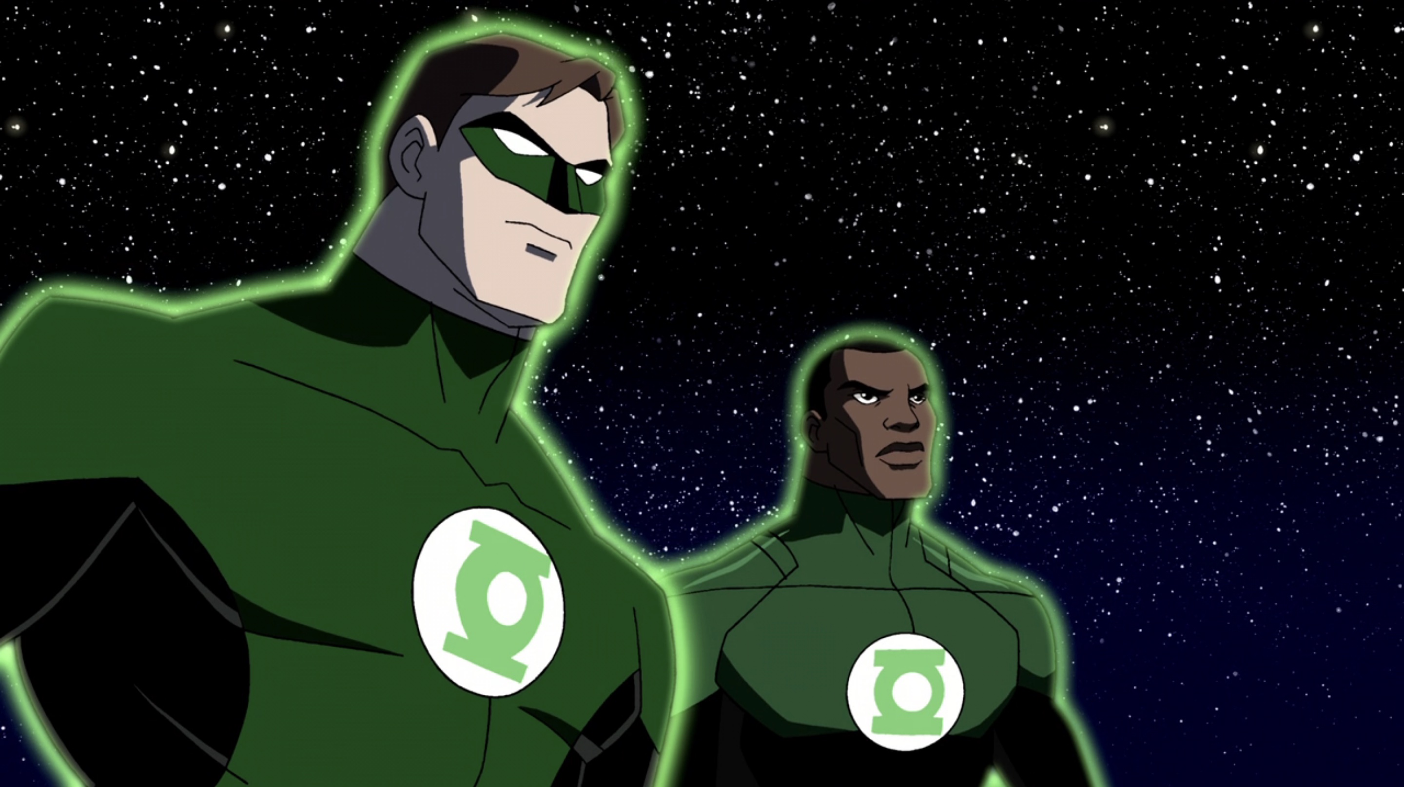 Hal Jordan e John Stewart em 