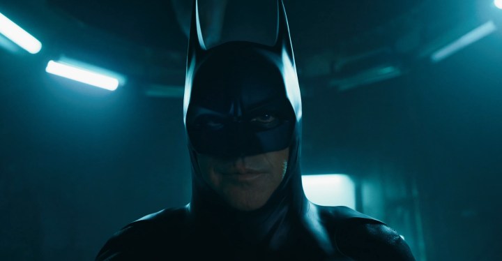 Michael Keaton como Batman em "The Flash".